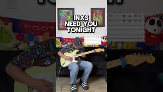 INXS  Need You Tonight guitar tutorial with tabs inxs [upl. by Silvers]