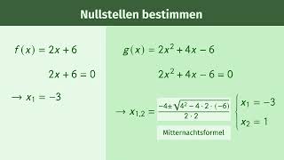 Nullstellen durch Substitution bestimmen einfach erklärt  sofatutor [upl. by Canty]