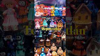 🇲🇽 Hace unos días en Tepotzotlán 💀 diademuertos celebracion pueblomágico tepotzotlan [upl. by Eserahc]