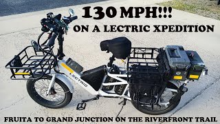 130 MPH RIDE ON A LECTRIC XPEDITION EBIKE [upl. by Nitsa630]