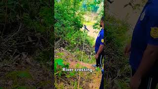 River crossing ASTC khagrachari Bangladesh police specialized training [upl. by Airad]