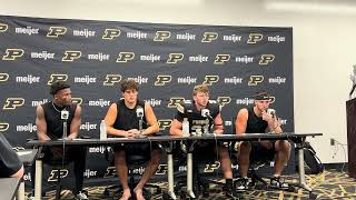 Purdue players press conference after loss to Nebraska [upl. by Monroy]