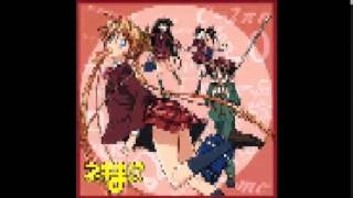 Negima Opening  1000 Sparking 8bit [upl. by Shutz]