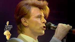 David Bowie  Modern Love Live Aid 1985 [upl. by Garlanda871]