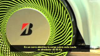 Bridgestone desarrolla un neumático sin aire [upl. by Linders]