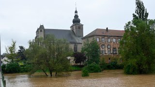 «La décrue est bien avancée»  début de retour à la normale dans lEst après les inondations [upl. by Hsak]