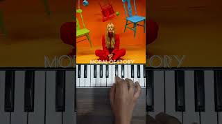 Moral Of Story In Piano  By Ashe  Easy Piano Tutorial [upl. by Wenonah710]