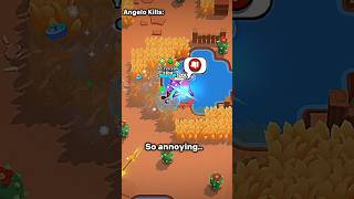 Killing angelos is fun 🗣️  1000🏆 brawlstars brawlstarsshorts brawlstarsmemes brawllore [upl. by Lila]