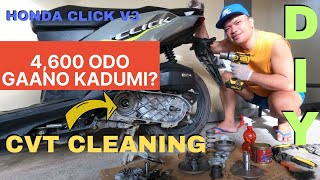 HOW TO CLEAN CVT IN HONDA CLICK V3  STEP BY STEP TUTORIAL  TIPS AND TRICKS [upl. by Kenji922]