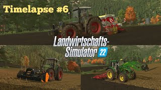 Maisstoppeln Mulchen und ein neues Feld bestellen 🚜💨Ls22 Timelapse 6 [upl. by Cordy]