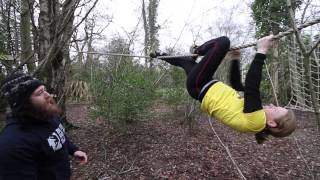 How To Rope Traverse At Obstacle Races [upl. by Yelsgnik]