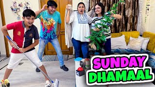 SUNDAY DHAMAAL  Comedy Family Challenge  Aayu and Pihu Show [upl. by Migeon]