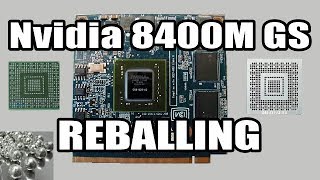 How To Repair Acer Laptop Graphics Card Nvidia 8400M  Reballing [upl. by Aisenat]