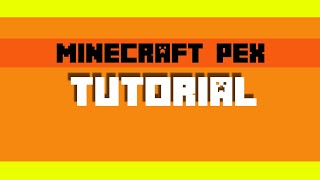 Minecraft Basic group PEX tutorial 113 Prefixs Easy Commands [upl. by Hewes489]