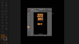 Text block script in illustrator🔥shorts ytshorts illustrator [upl. by Sisely86]