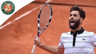 Benoît Paire v Radu Albot Highlights  Mens Round 1 2016  Roland Garros [upl. by Strohl820]