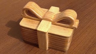 Making of wooden scroll saw gift box [upl. by Kleper]