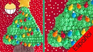 ¡Fácil Torta De Cupcakes Desarmable de un Árbol de Navidad [upl. by Adnerol]