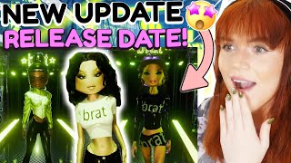 DRESS TO IMPRESS UPDATE RELEASED DATE REVEALED Brat x Dress To Impress UPDATE New Items amp MORE [upl. by Adlez75]