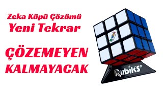 Zeka Küpü Nasıl Çözülür  Rubik Küp Çözümü  Detaylı Anlatım [upl. by Ettesoj]