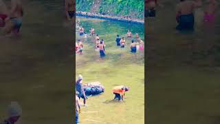 Never do this❌ pamba river 😱👕 sabarimala pambariver kerala Ayyappan manikandan [upl. by Moffit]