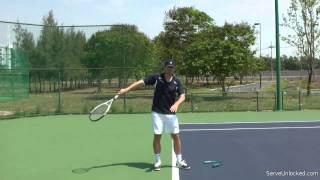 How to Effortlessly Generate Powerful Tennis Serves [upl. by Amsaj]