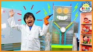 Lets Build A Robot Kids Song  Body Parts Exercise and Dance for Children  Ryan ToysReview [upl. by Weld]