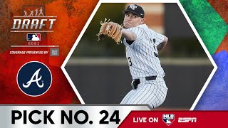 Atlanta Braves Select Ryan Cusick from Wake Forest with the 24th Pick of the 2021 MLB Draft [upl. by Kynan]