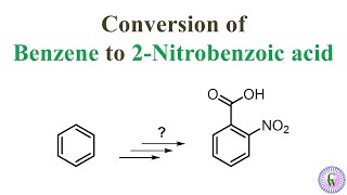 Conversion of Benzene to 2Nitrobenzoic acid [upl. by Asoj]