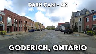 🚗 Discover Goderich Ontario A Breathtaking 4K Drive through Quaint Streets and Coastal Splendor 🌅 [upl. by Akemahs]