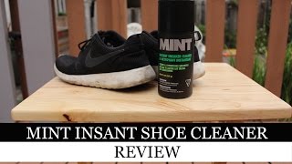 Does MINT Instant Sneaker Cleaner Work  MINT Instant Sneaker Cleaner Review [upl. by Meehahs]