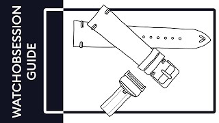 How to Fit a Sport Deployment Clasp to your Watch Strap  WatchObsession Guide [upl. by Jarnagin20]