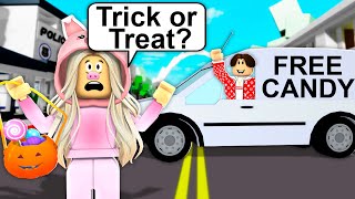 I Was TAKEN While Trick Or Treating Roblox Brookhaven [upl. by Nugent]