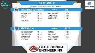 St Bernards OC Sunday XI v Kew Sunday XI [upl. by Iramat]