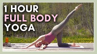 1 hour Yoga for Flexibility Strength amp Balance  Intermediate Slow Flow [upl. by Ahsienauq]