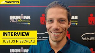 Justus Nieschlag quotDas Ziel ist der WMSlotquot  Ironman 703 Kraichgau 2024 [upl. by Aaron]