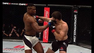 Francis Ngannou Top 5 Finishes [upl. by Pearson]