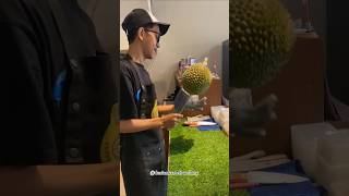 Unboxing Durian Blackthorn fresh Malaysia 😍👍 durianmalaysia blackthorn duriankartelbandung [upl. by Onitram]