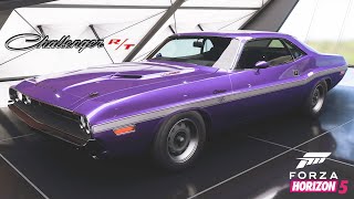 FORZA HORIZON 5  1970 DODGE CHALLENGER RT DRAG TUNE SETUP 240MPH [upl. by Ennovoj]