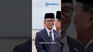 MOMEN Prabowo Tiba di Washington DC Disambut Meriah Masyarakat hingga Mahasiswa [upl. by Llednek219]