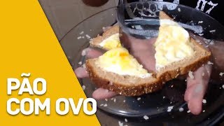 PÃO COM OVO  Micro Sobrevivência [upl. by Ahsiadal]