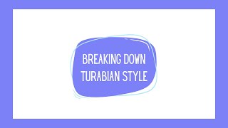 Breaking Down Turabian Style Writing Workshop [upl. by Ramiah]