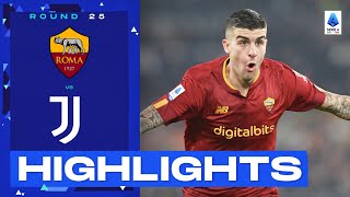 RomaJuventus 10  Roma edge Juve at the Olimpico Goal amp Highlights  Serie A 202223 [upl. by Willabella]