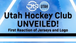 Utah Hockey Club Logo amp Jerseys UNVEILED Initial Reaction [upl. by Nairam409]