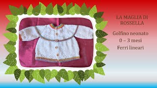 💖💝💋💞 Golfino TopDown per Neonato Morbido e Facile da Realizzare tutorial uncinettofacile moda [upl. by Auroora828]