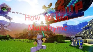 how to join badboyhalos minecraft server Munchymc [upl. by Yrellav852]