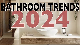 BATHROOM TRENDS 2024  Interior Design [upl. by Borroff]