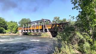 Durango amp Silverton Train Animas River Bridge June 18 2024 [upl. by Sanoj648]