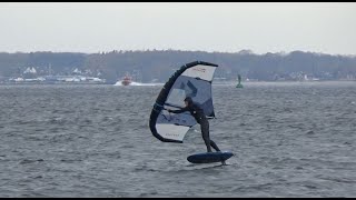 Johannes from oaseforumde  wingfoiling 1  Kiel 18112020 [upl. by Asilav489]