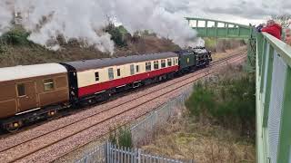 Royal Scot on the Lakelander 110223 [upl. by Orferd490]